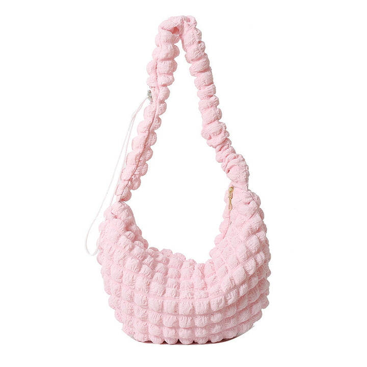 Texturiertes Stoff-Hobo-Bag Karnz