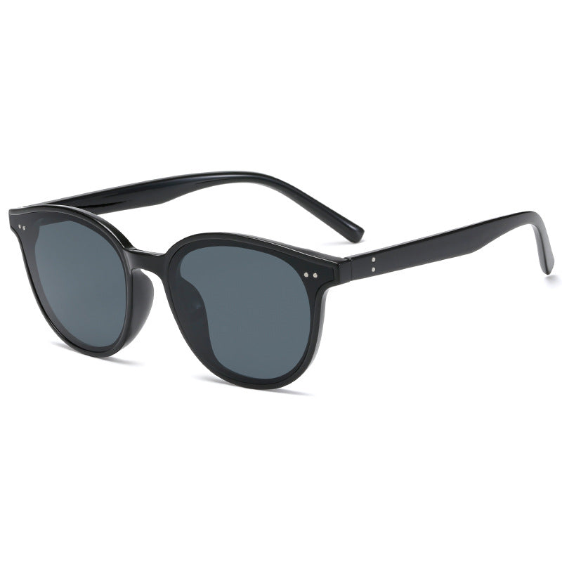 Damen runde Sonnenbrille mit stilvollem Design und UV-Schutz Karnz