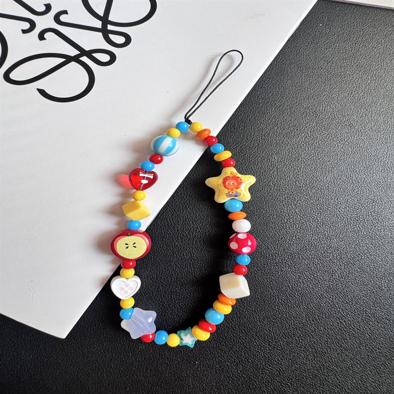 Funky Perlen Charm Lanyard Karnz