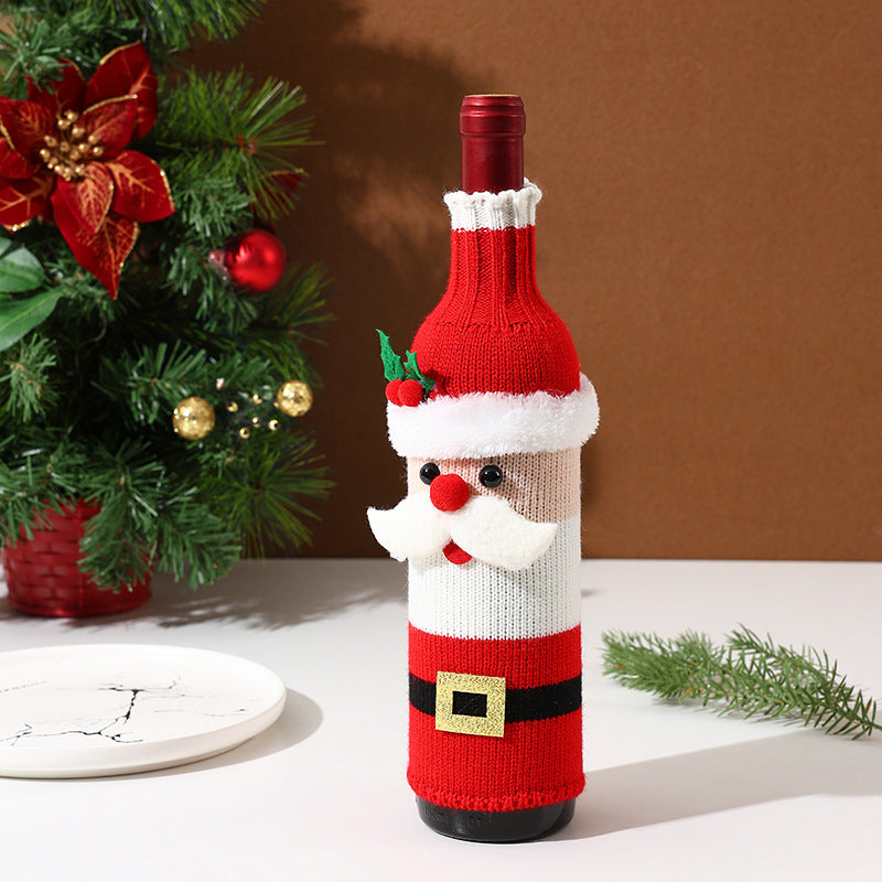 Weihnachtsgeschenk Weinflaschenhülle Karnz