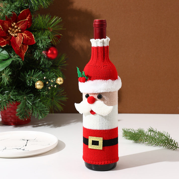 Weihnachtsgeschenk Weinflaschenhülle Karnz