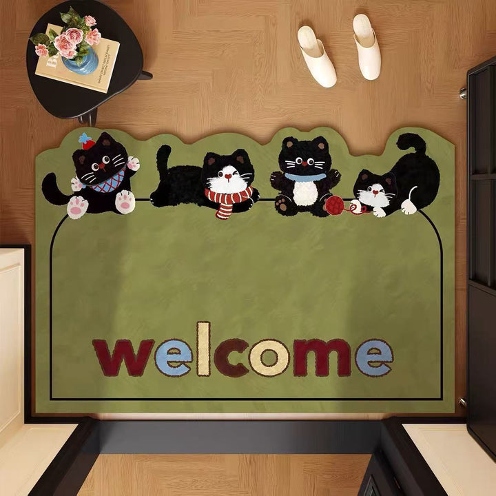 Katzen-Themen Willkommenmatte