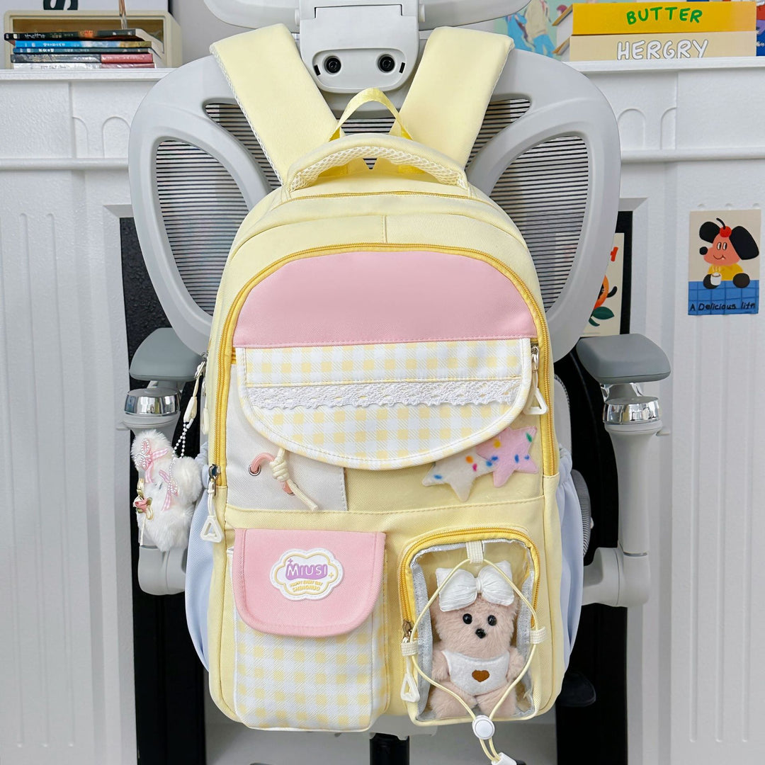 Niedlicher verspielter Schulrucksack