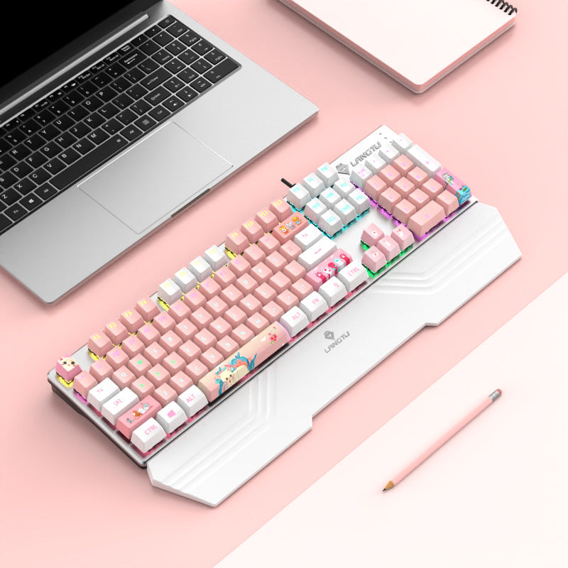 Ergonomische RGB Mechanische Gaming-Tastatur Karnz