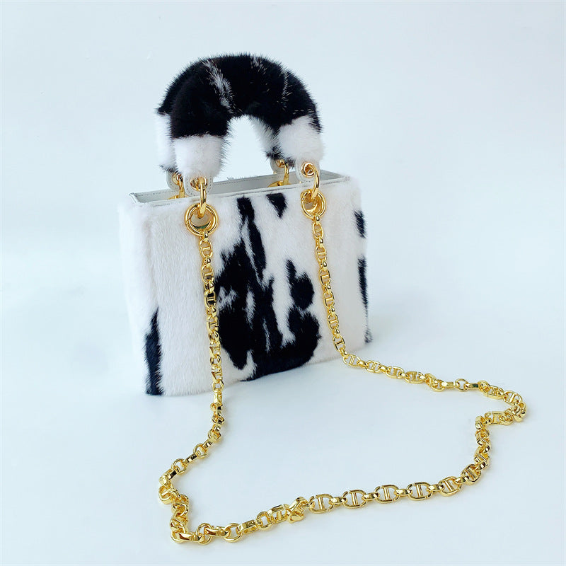 Faux Fur Handtaschen Clutch