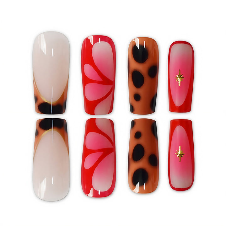 Künstlerisches Press-On Nageldesign Karnz 1787913600
