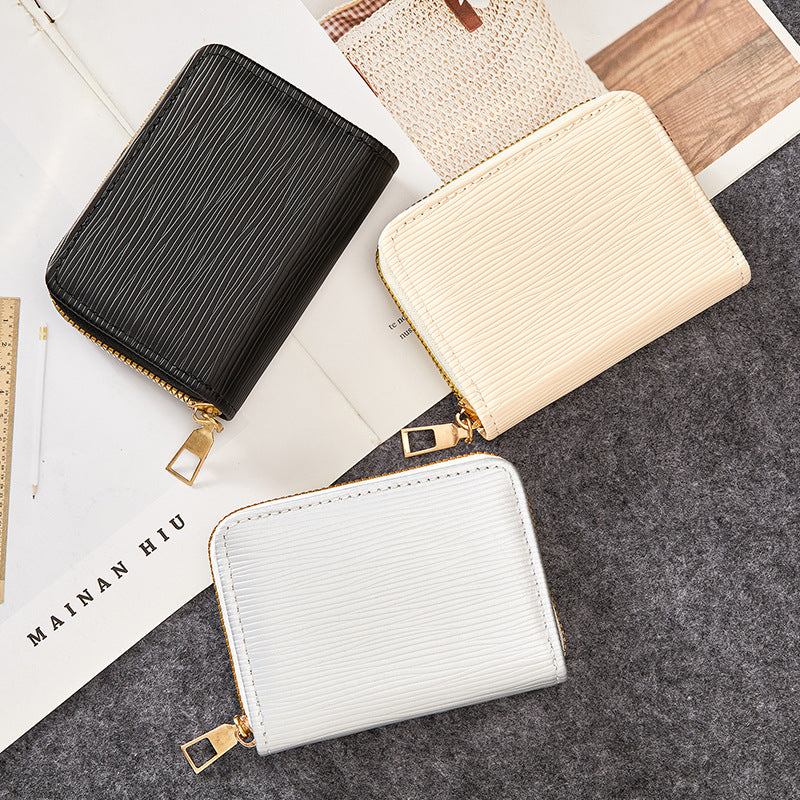 Stylische Reißverschluss-Wallet