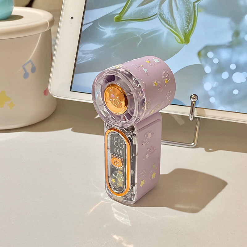 Tragbarer Mini Ventilator mit Led-Anzeige Karnz