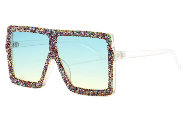 Damen extravagant gestaltete Sonnenbrille Karnz