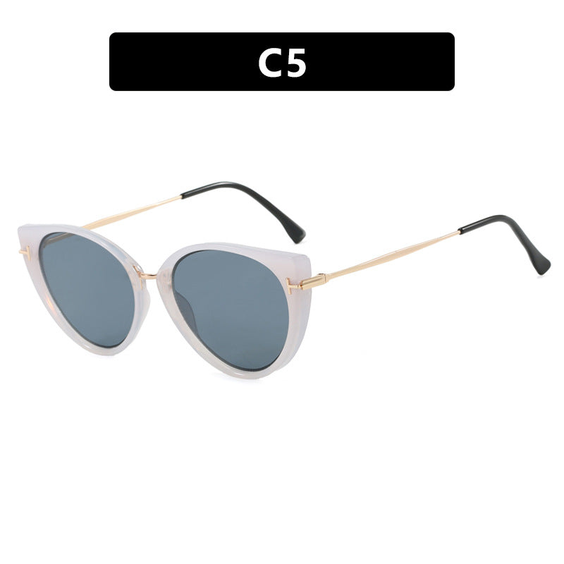 Damen modische Katzenaugen Sonnenbrille Karnz