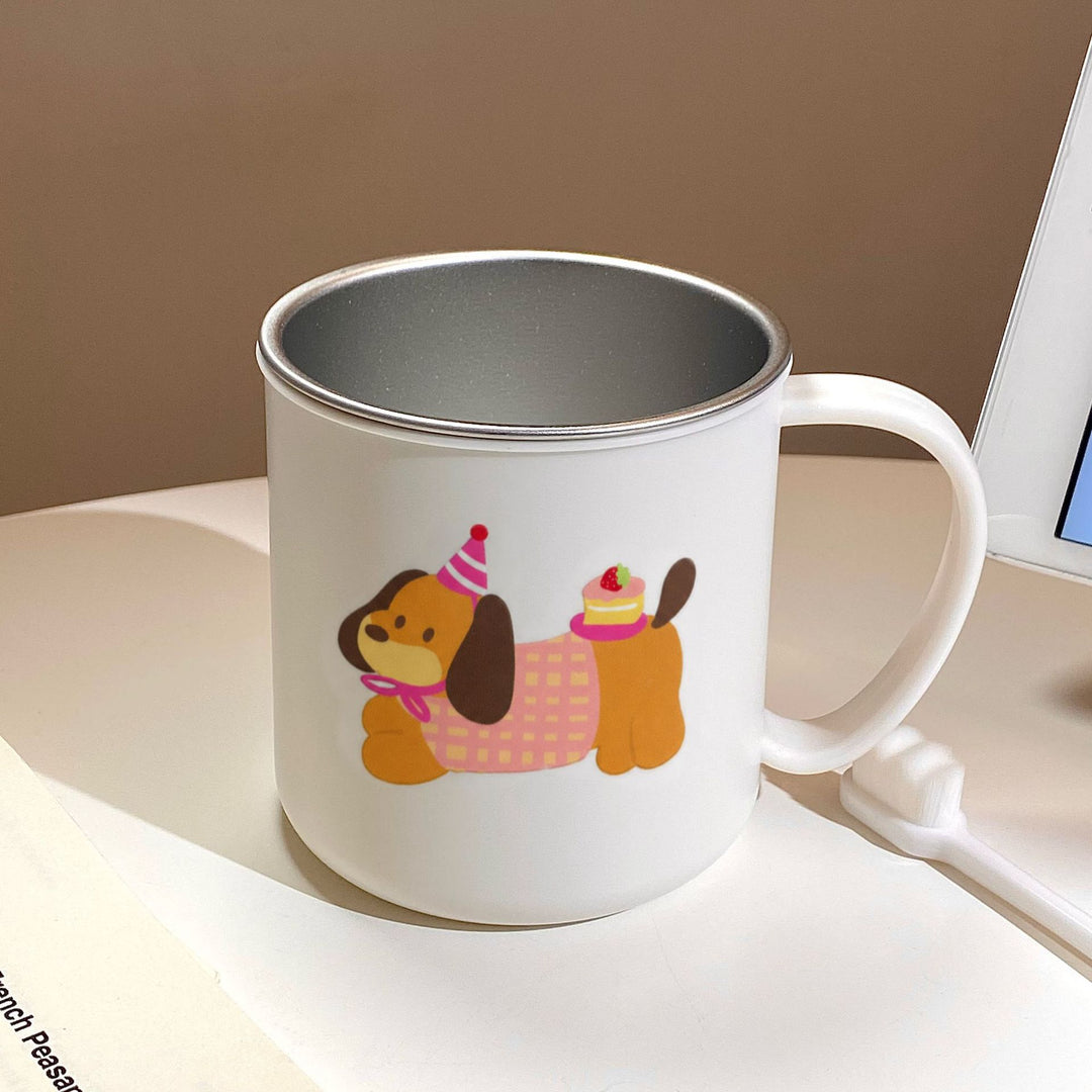 Keramiktasse mit Charmantem Hundemotiv Karnz