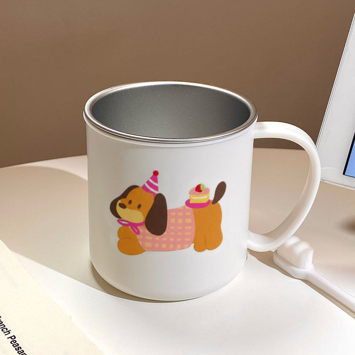 Keramiktasse mit Charmantem Hundemotiv Karnz