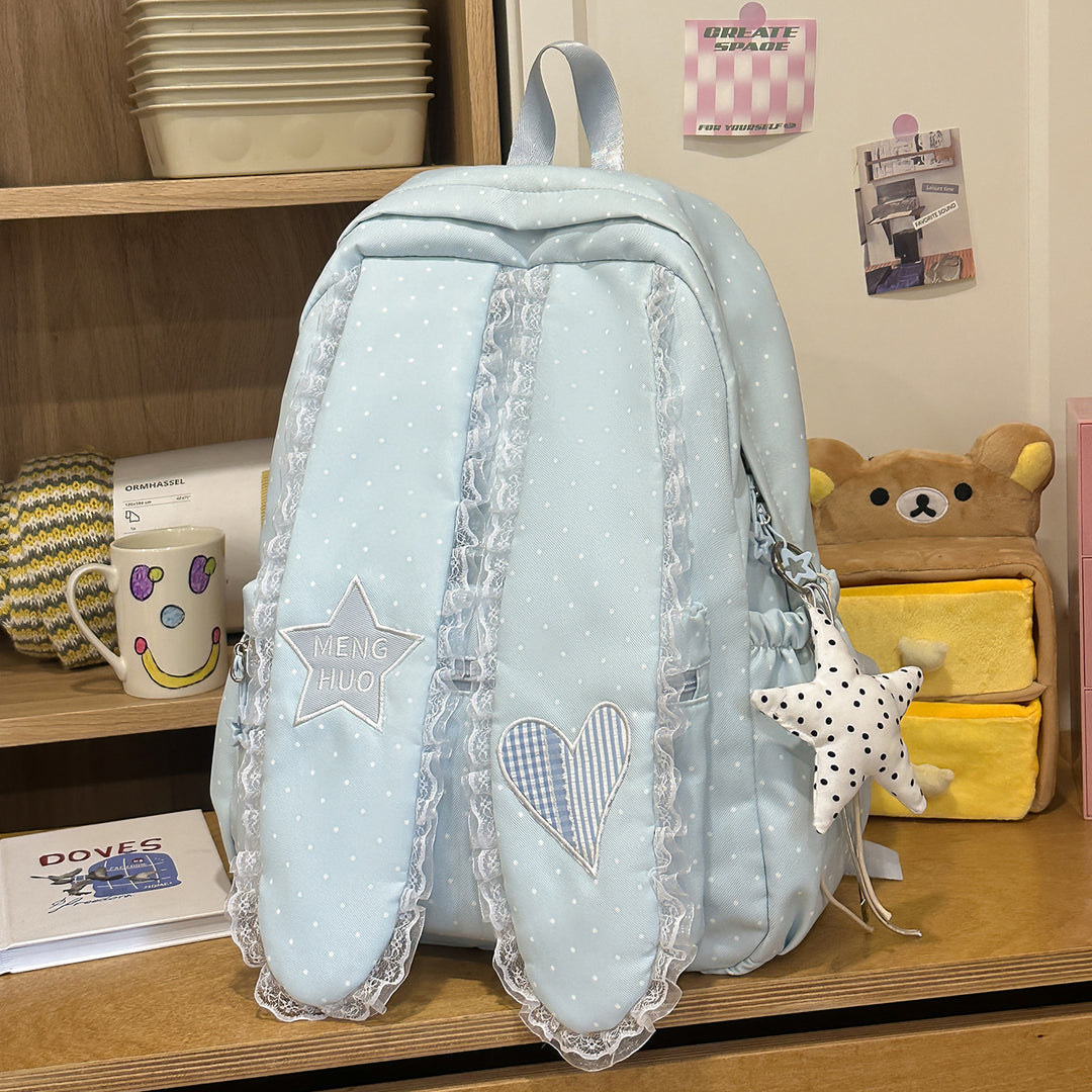 Verspielter dekorativer Patchwork-Rucksack Karnz