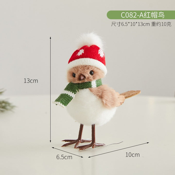 Dekorative Wintervogel-Figurine