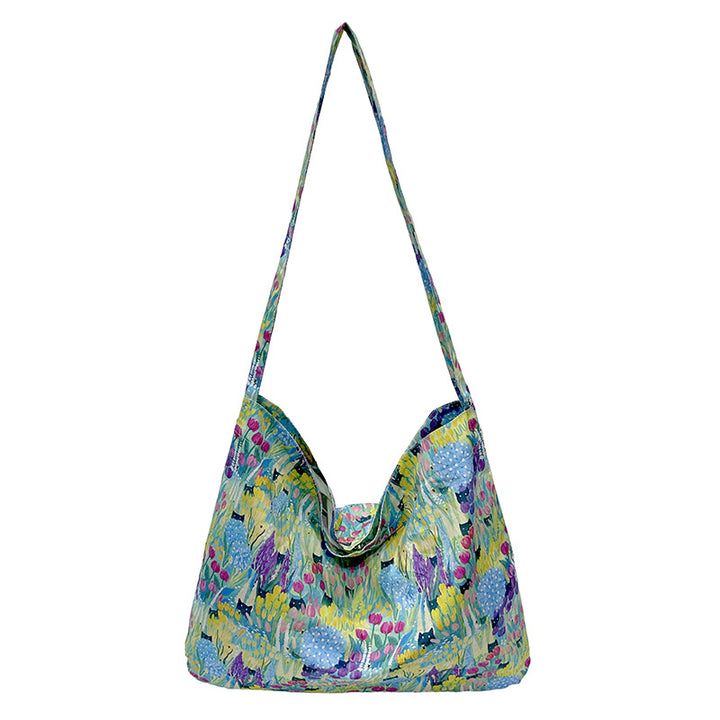 WoBlumenmuster Hobo Handtasche Karnz
