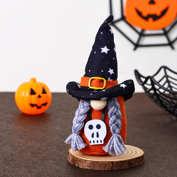 Dekorative Halloween Gnome Figur Karnz