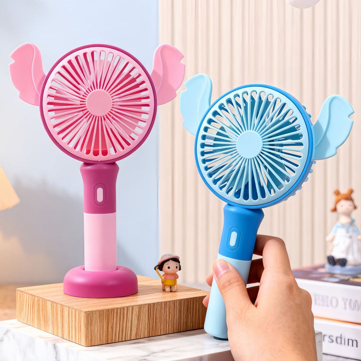Damen Tragbarer Handventilator mit süßem Tier-Motiv Karnz