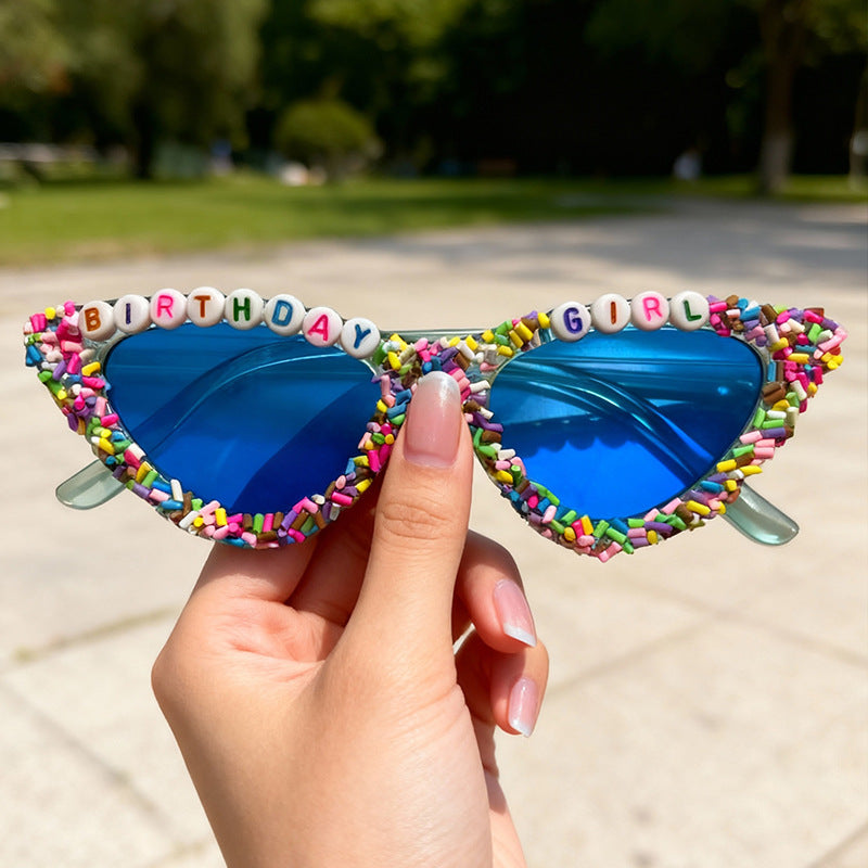 Spaß-Themen Katzenaugen Sonnenbrille Karnz