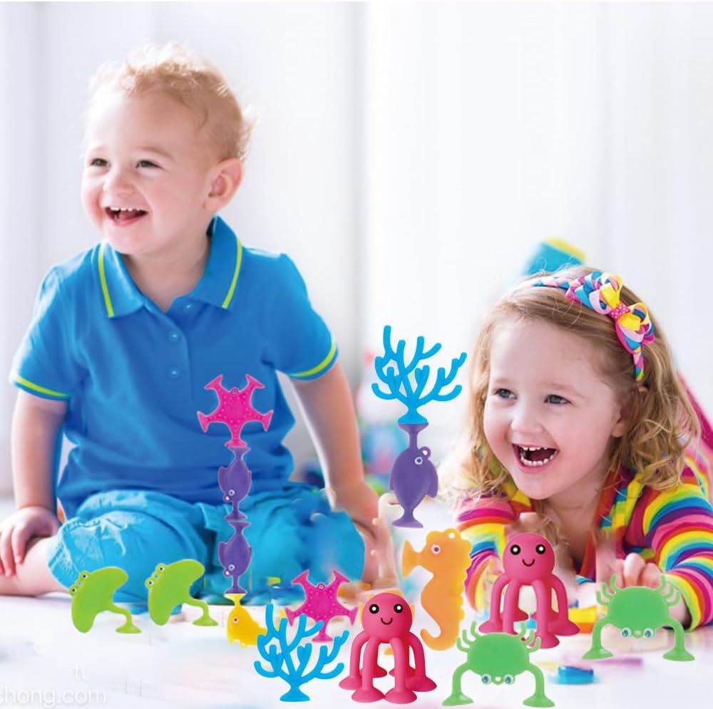 Unisex Bunte Badewannenspielzeuge Karnz