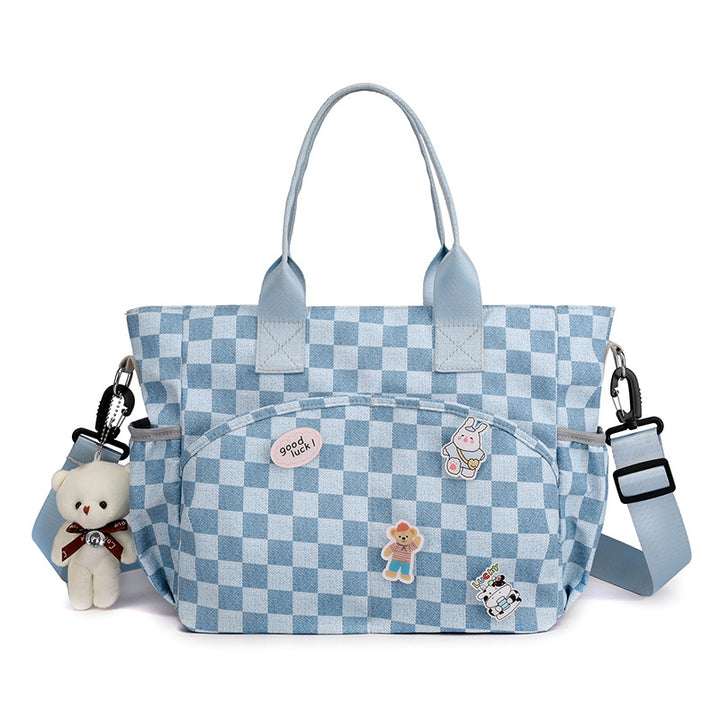 Kariertes Tote Bag Karnz
