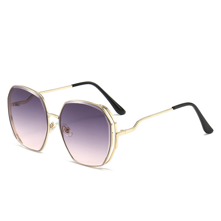 Modische Geometrische Sonnenbrille Karnz