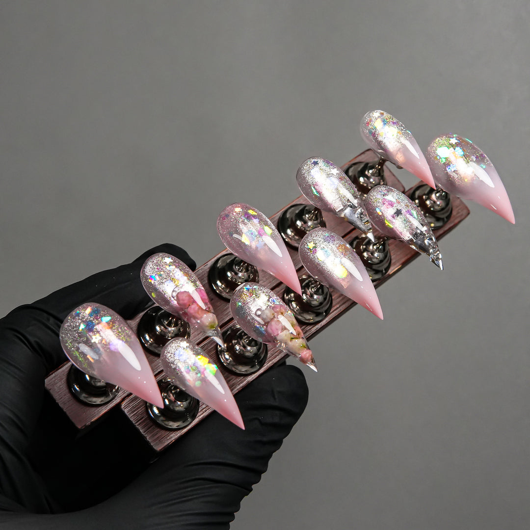 Stiletto Press-On Nagelkunst Set