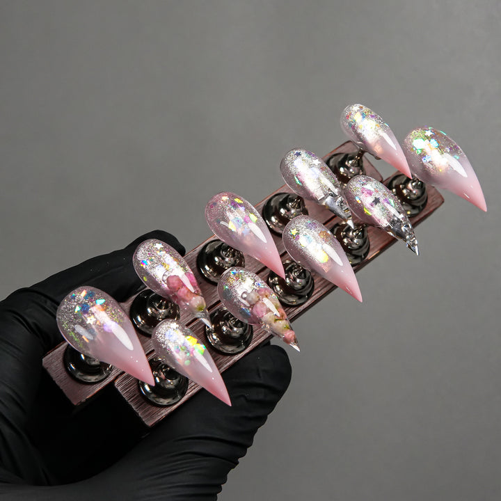 Stiletto Press-On Nagelkunst Set