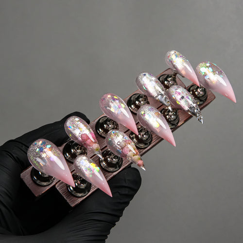 Stiletto Press-On Nagelkunst Set