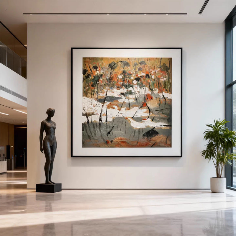 Künstlerische strukturierte Leinwand Wandkunst