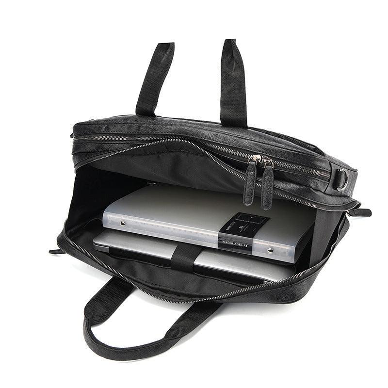 Premium Leder Firmen Aktentasche Karnz