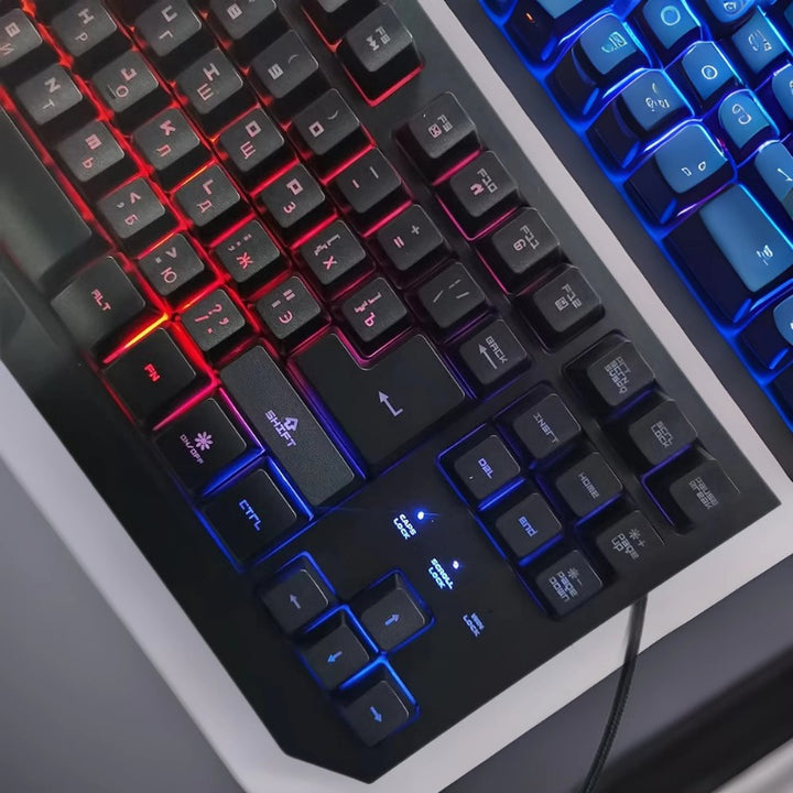 Gaming-Tastatur mit Ergonomischem Design und Rgb-Beleuchtung Karnz