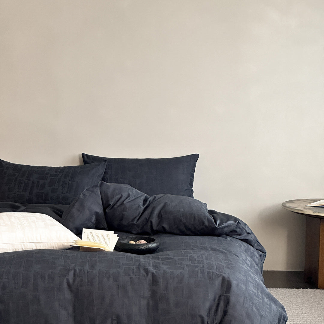 Luxury Jacquard Cotton Duvet Cover Set