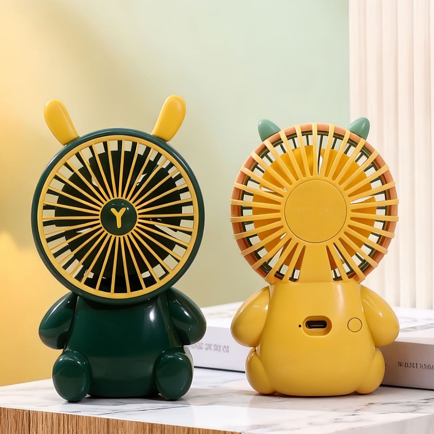 Damen Süßer Handventilator im Tierdesign Karnz