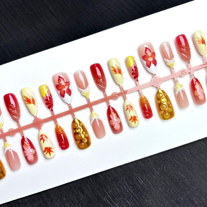 Dekorative Nagelkunst
