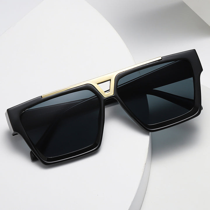 Damen oversized Sonnenbrille im stilvollen Schildpatt-Design Karnz