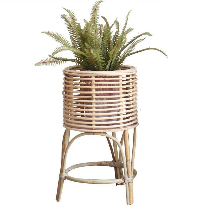 Pflanzenständer aus Rattan mit modernem Design Karnz