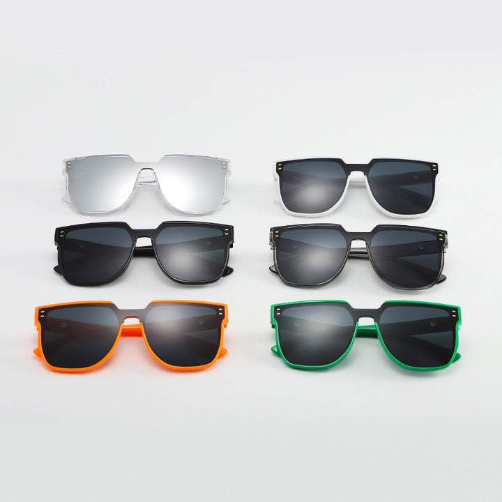 Damen Modische Oversized-Sonnenbrille mit markantem Design Karnz