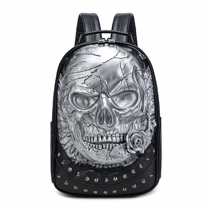 Stylischer Rucksack mit Totenkopf-Design Karnz