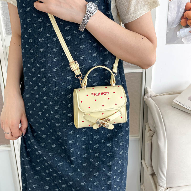 Punktmuster Mini-Handtasche