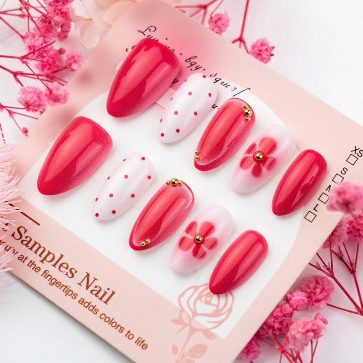 Floral Art Press-On Nagel Set