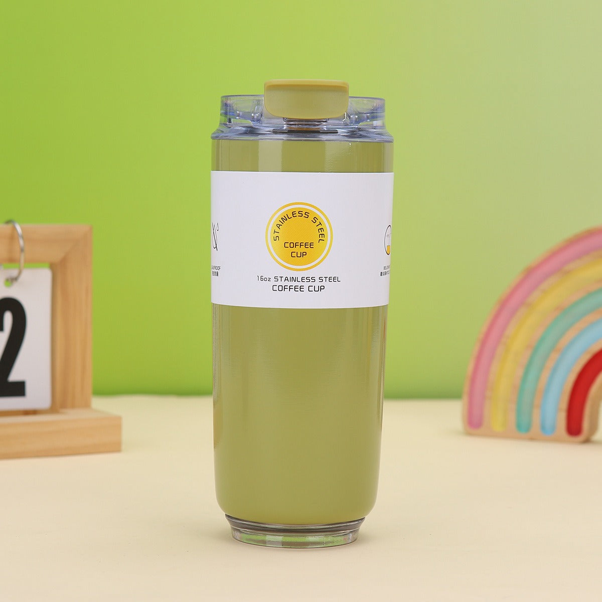 Damen moderner Edelstahl Kaffee-Becher mit isolierender Wirkung Karnz