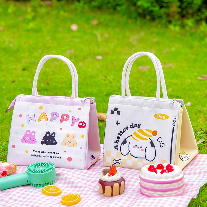 Isolierte Lunch-Tasche mit süßem Bären-Design