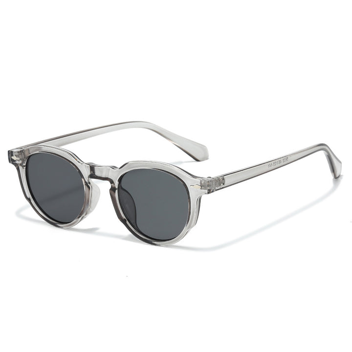 Stylische Retro-Ovalrahmen-Sonnenbrille Karnz