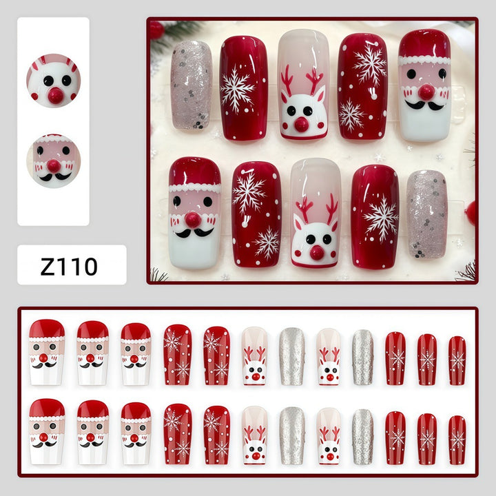 Künstliche Weihnachtskunstnägel Karnz 1787298982