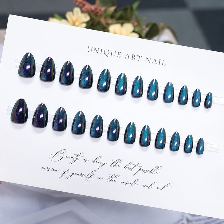 Metallic Press-On Nagel Set