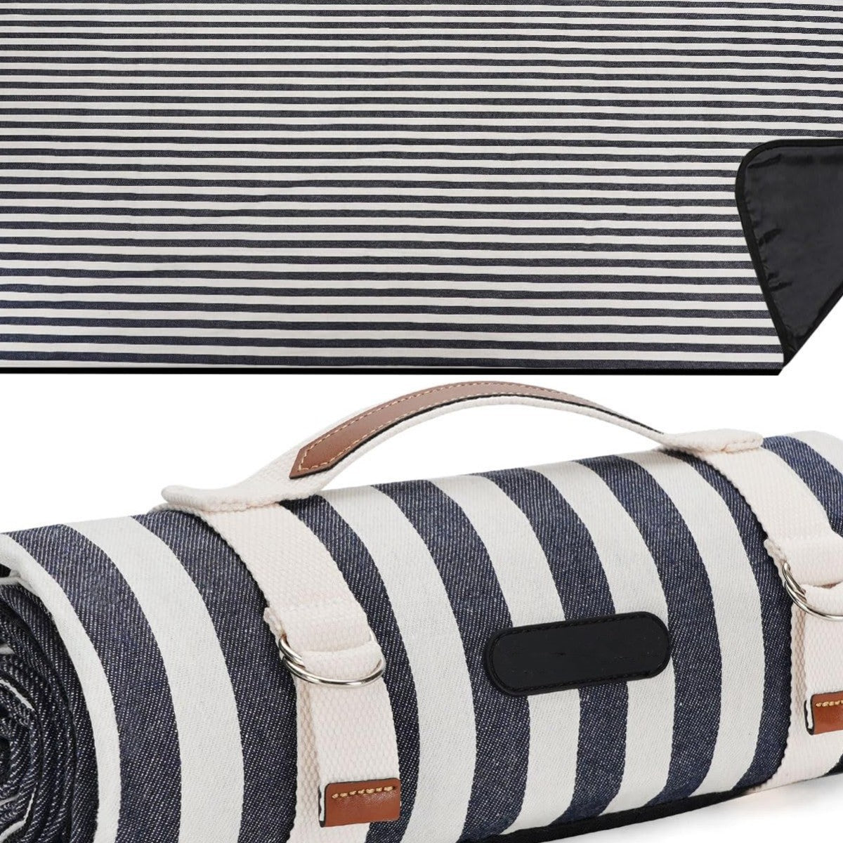 Unisex Picknickdecke mit wasserabweisender Unterseite und Tragegriff Karnz