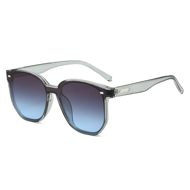 Geometrischer Rahmen Oversized Sonnenbrille Karnz