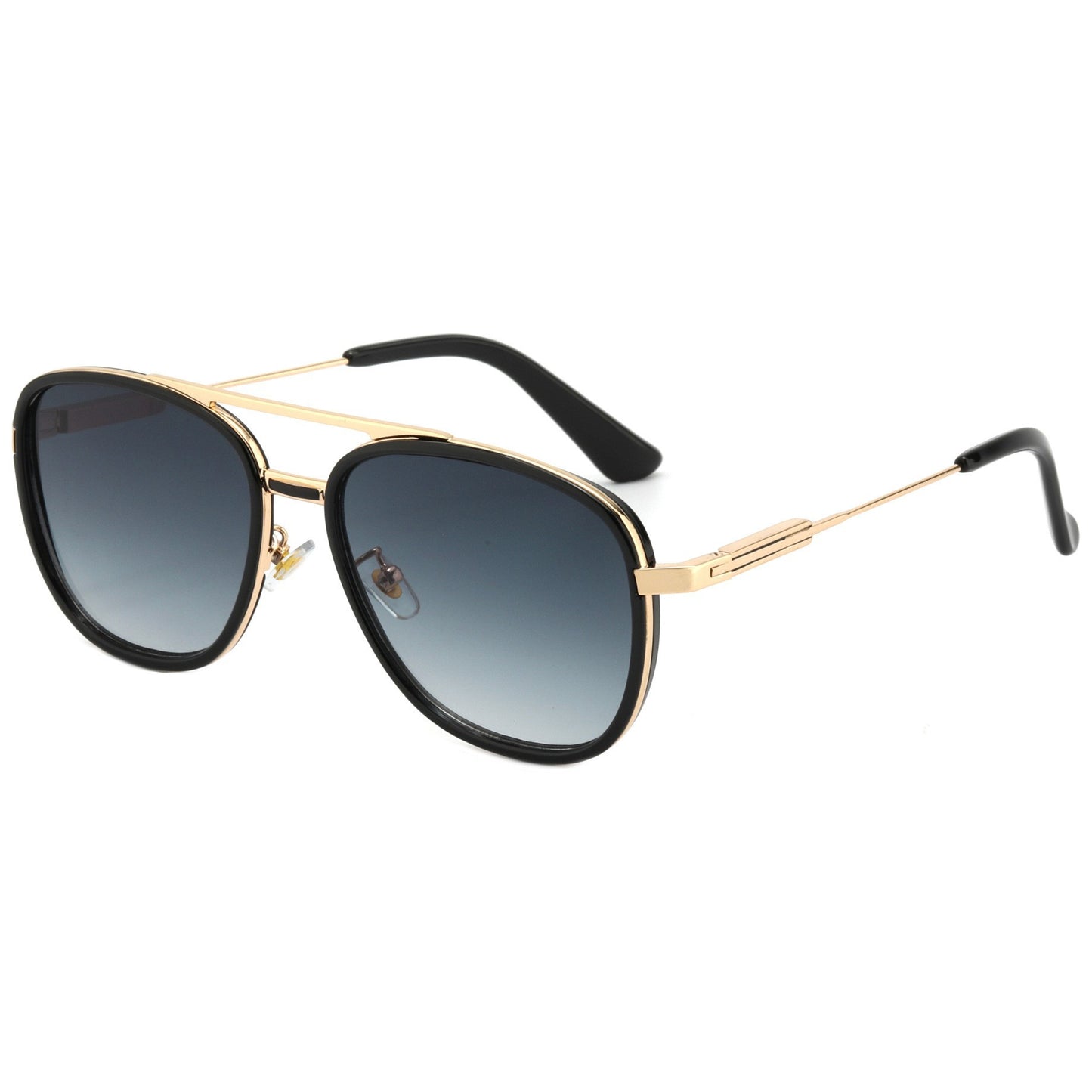Damen Elegante Pilotensonnenbrille mit hochwertigen Gläsern und stilvollem Metallrahmen Karnz