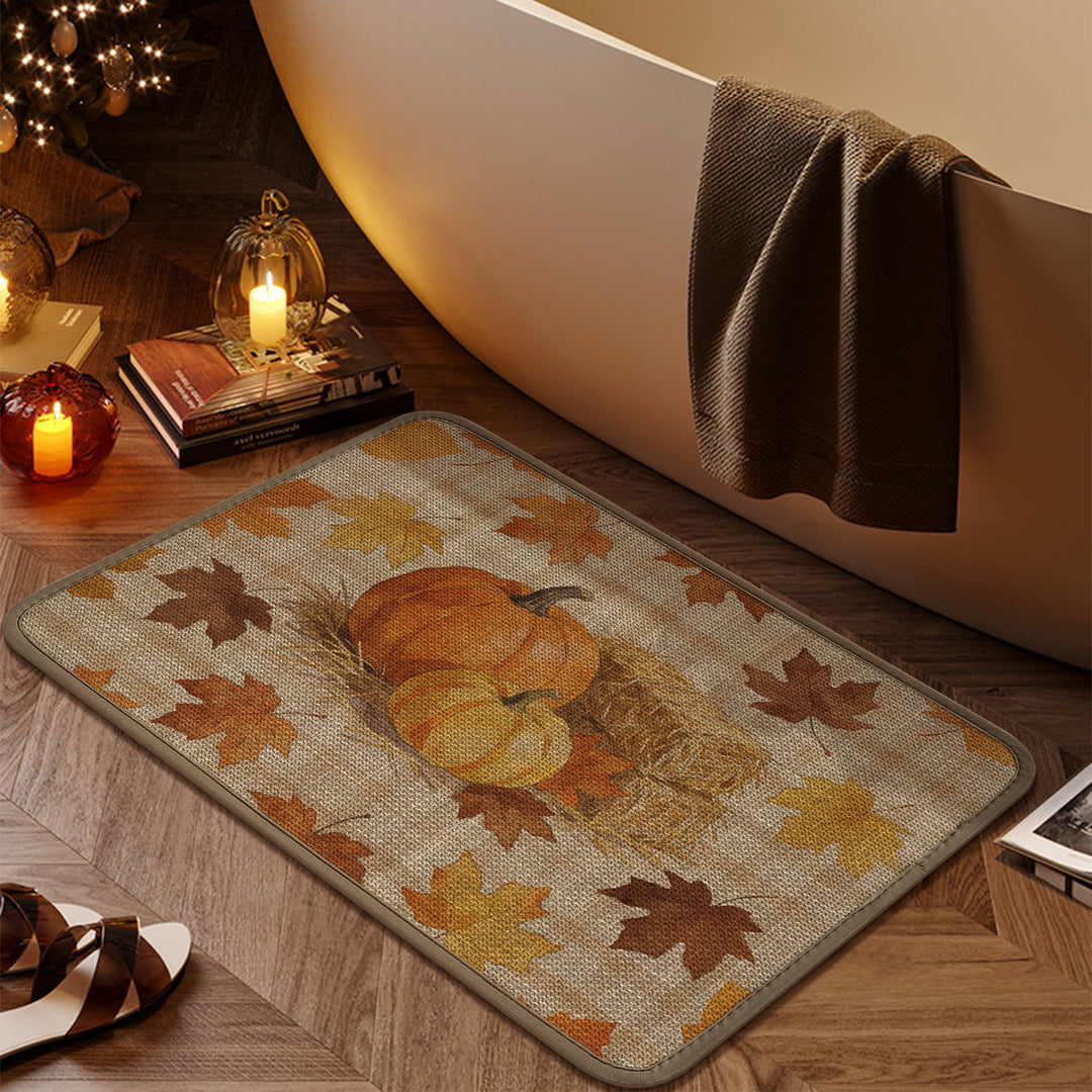 Herbstmotiv Antirutsch-Badematte