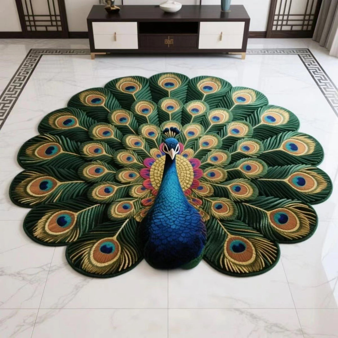 Pfau-Themen Künstlerisches Area Rug